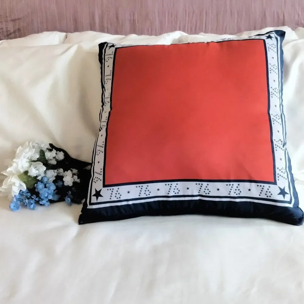 Americana Star Spangled 1976 Bicentennial Euro Accent Pillow NEW